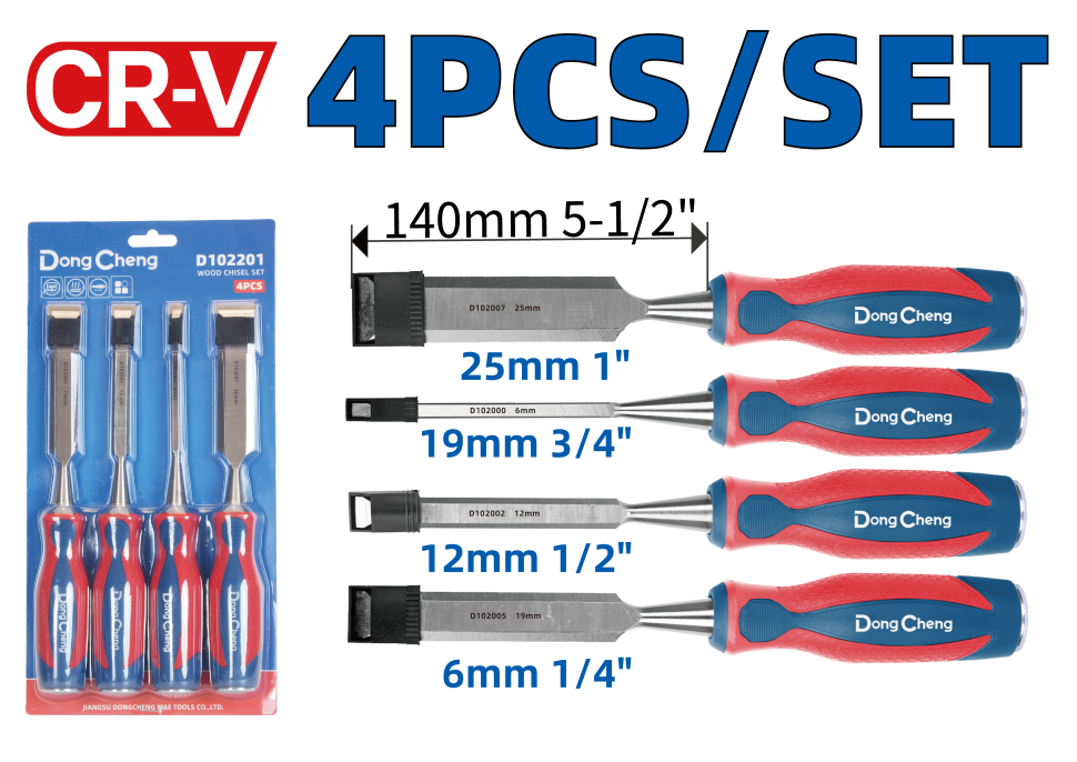 Набор стамесок 4 шт HD102201 Набор стамесок 4 шт HD102201