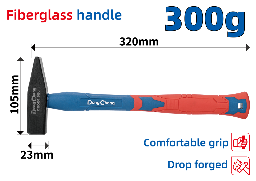 Молоток слесарный 300 г HD100602