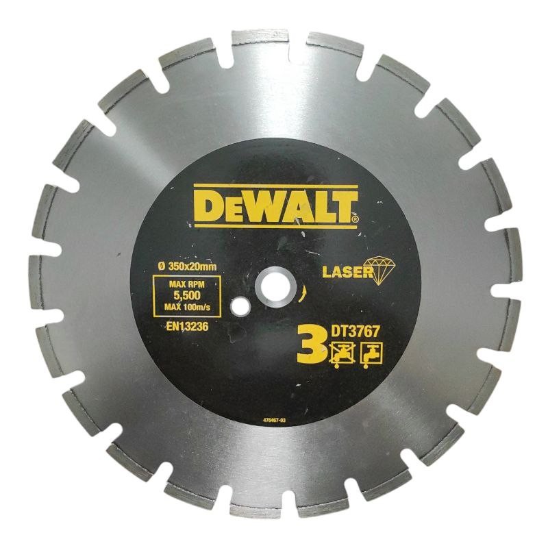 Алмазный отрезной диск DeWALT 350 мм * 20 мм, сегментированный DT3767