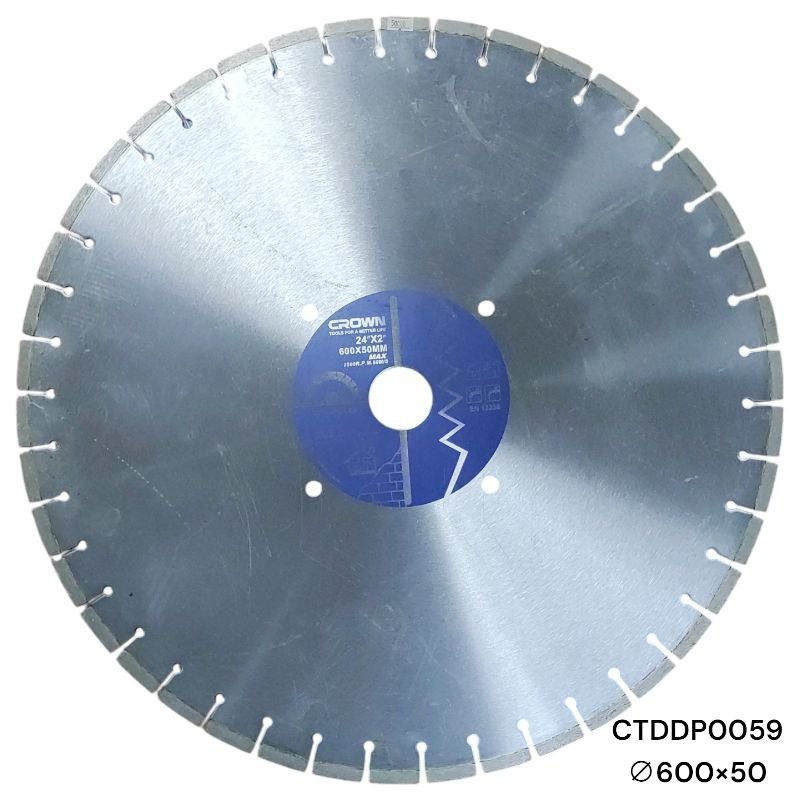Алмазный отрезной диск CROWN 600 мм, сегментированный CTDDP0059