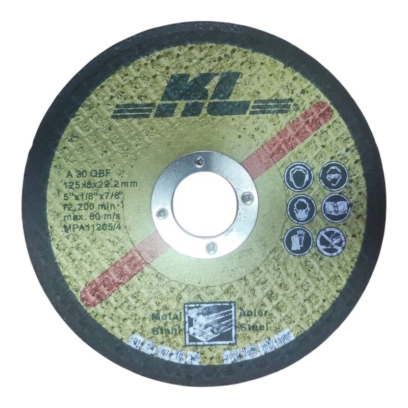 Отрезной круг по металлу (125x3x22.2mm) A30QBF 125 KL