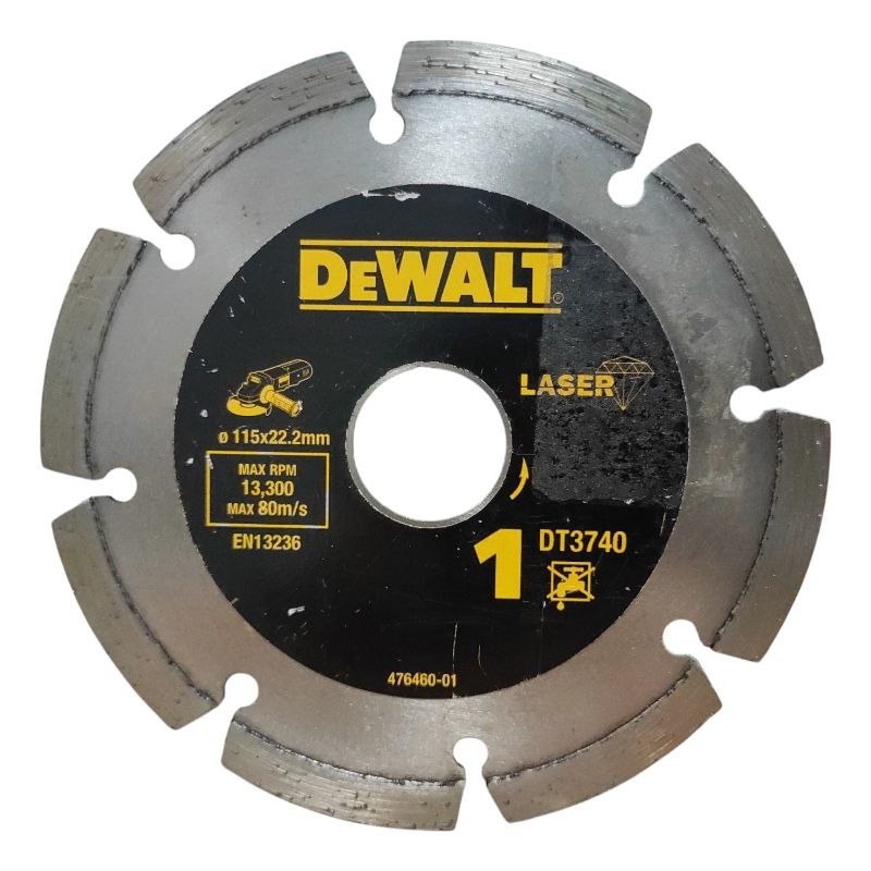 Алмазный отрезной диск DeWALT 115 мм * 22.5 мм, сегментированный DT3740
