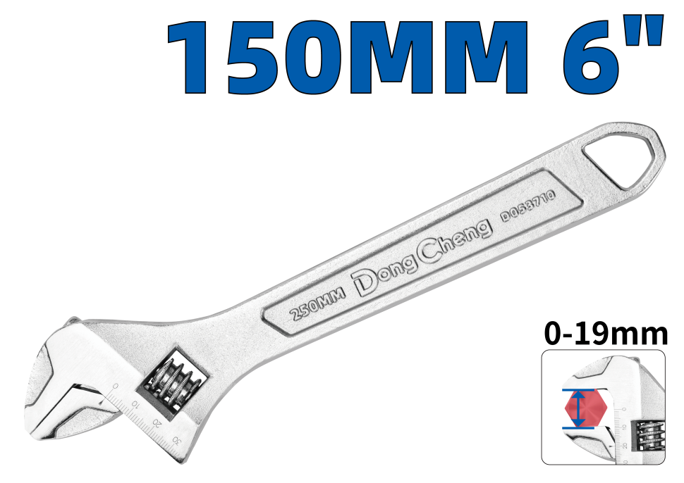 Ключ разводной 6" HD053706 Ключ разводной 6" HD053706