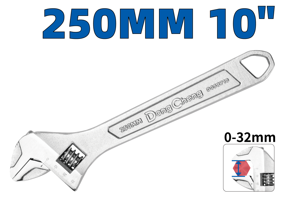 Ключ разводной 10" HD053710 Ключ разводной 10" HD053710