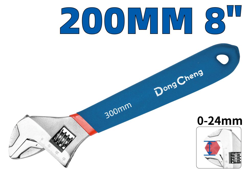 Ключ разводной 8" HD054208 Ключ разводной 8" HD054208