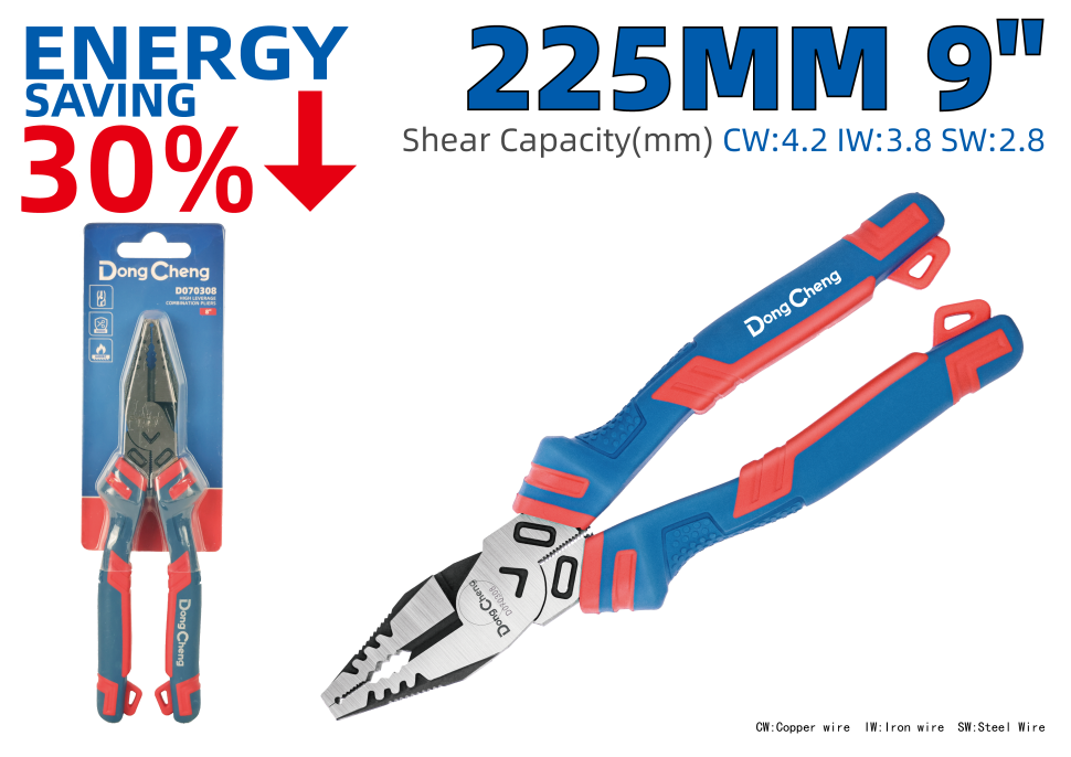 Комбинированные плоскогубцы 9" HD070309 Комбинированные плоскогубцы 9" HD070309