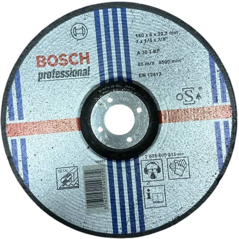 Диск обдирочный по металлу (180x6x22.2mm) 2608600315 Bosch