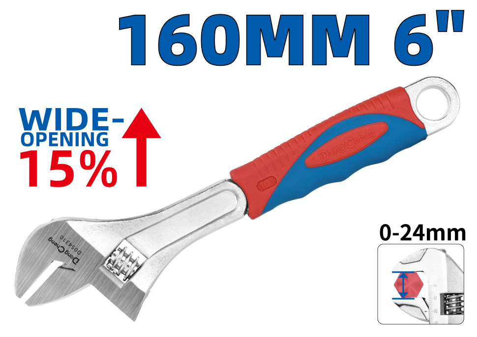 Ключ разводной 6" HD054306 Ключ разводной 6" HD054306