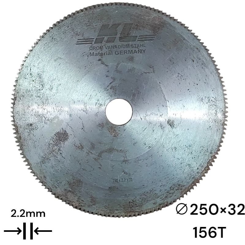 Диск пильный по алюминию (250х2,2х32 мм; 156 зуб.)KL