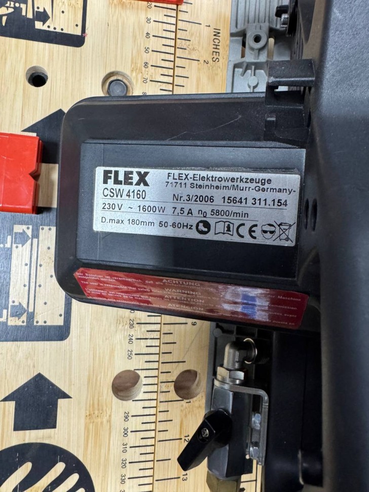 Дисковая циркулярная пила c подачей воды CSW4160 FLEX  (Ø180mm)