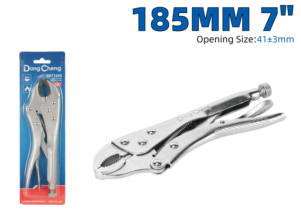 Зажимные клещи (изогнутые губки) 7" HD071602 Зажимные клещи (изогнутые губки) 7" HD071602