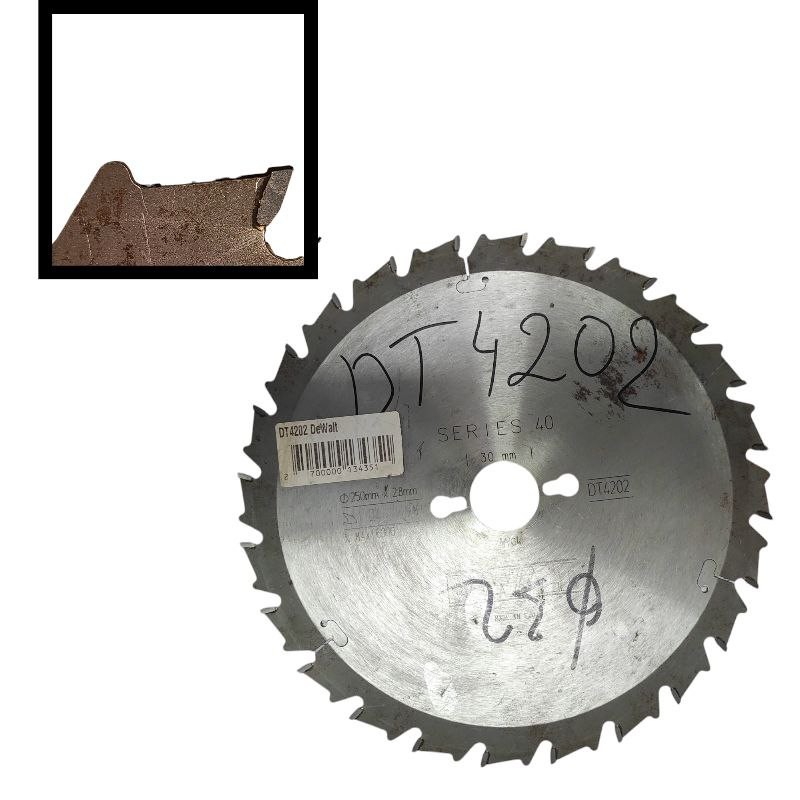 Диск пильный по дереву (250х2,8х30мм; 24зуб.) DT4202 DeWalt