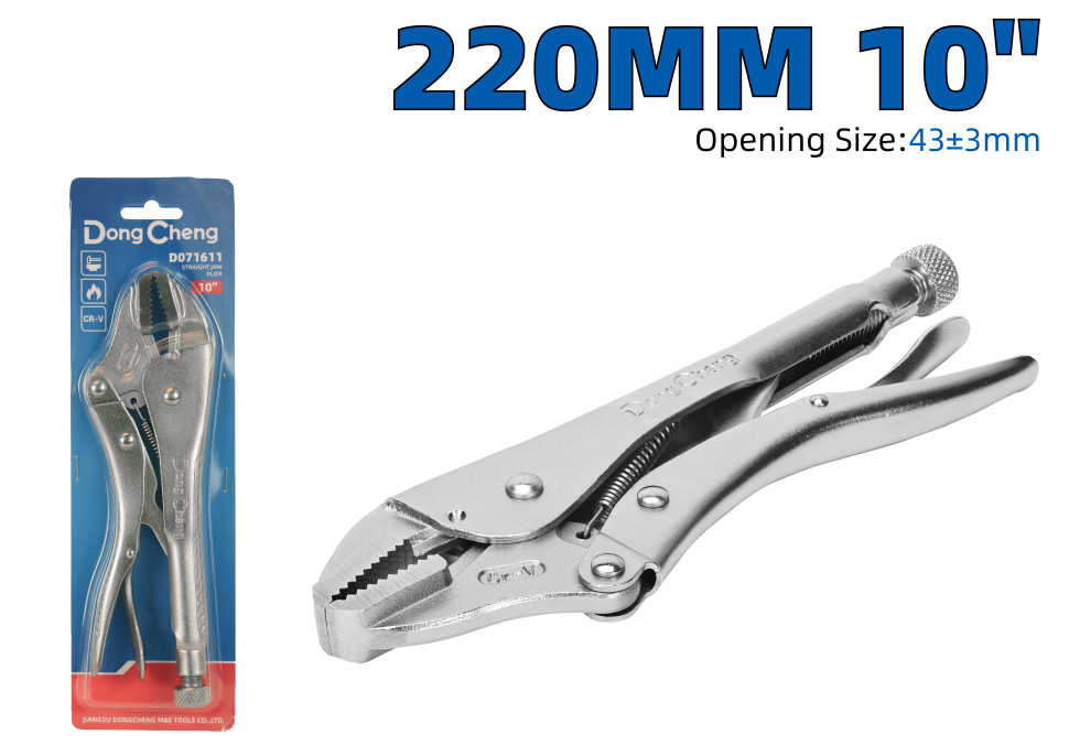 Зажимные клещи (прямые губки) 10" HD071611 Зажимные клещи (прямые губки) 10" HD071611