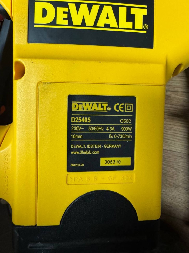 Перфоратор SDS-Plus D25405K DeWALT