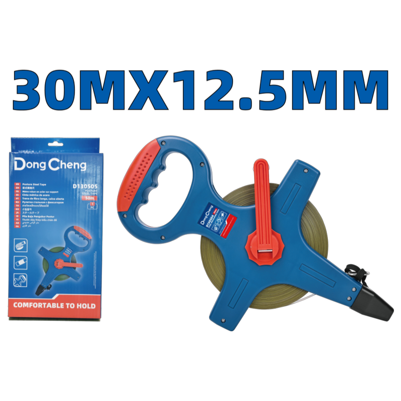 Рулетка стальная открытого типа 30 м HD130504