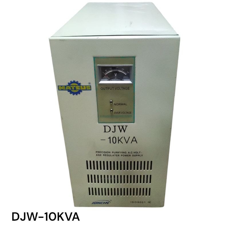 Стабилизатор напряжения (однофазный) DJW-10KWA Mateus (Аналоговый вольтметр)