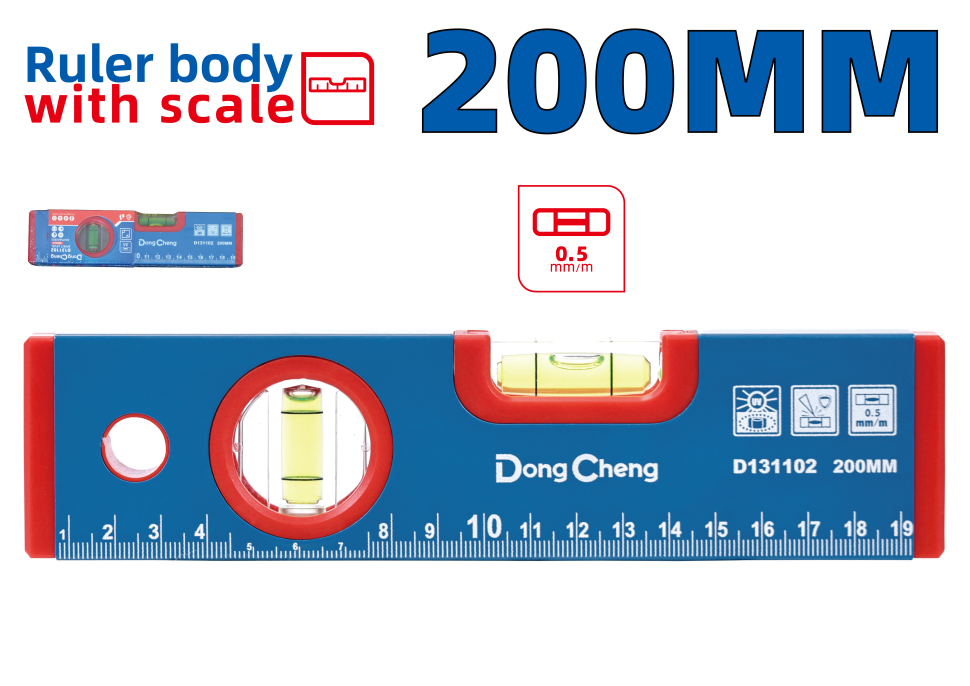 Уровень строительный 200 мм HD131102