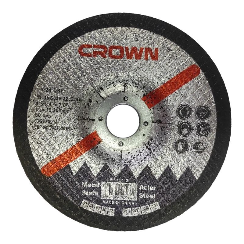 Диск обдирочный по металлу (150x6x22.2mm) CTGDP0018 CROWN