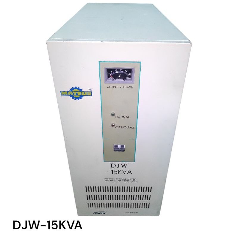 Стабилизатор напряжения (однофазный) DJW-15KWA Mateus (Аналоговый вольтметр)
