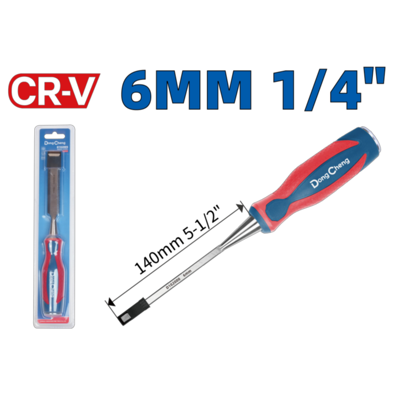 Стамеска по дереву 6×140 мм HD102000