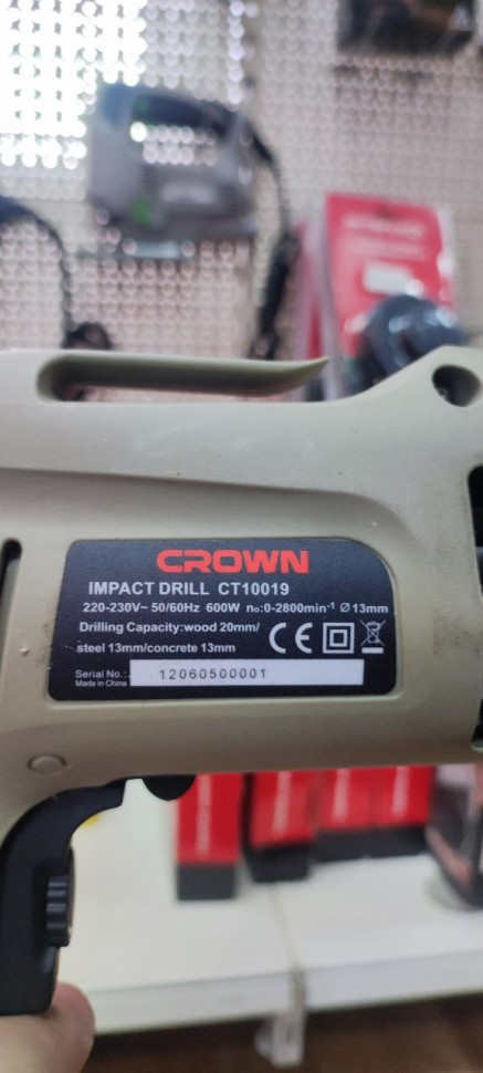 Дрель ударная CT10019 CROWN