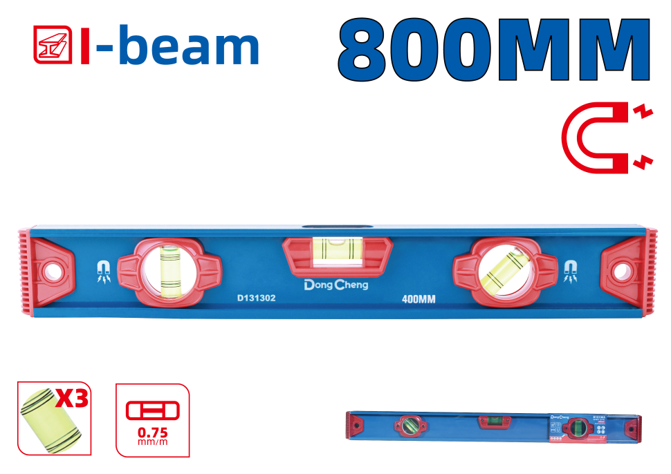 Уровень строительный 800 мм HD131304